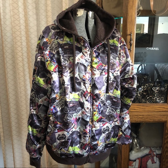 Ecko Unltd Reversible Zip Front Jacket 